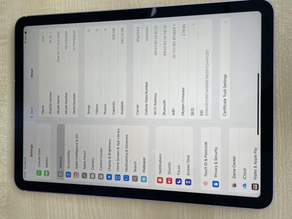 Apple iPad Air 11-inch (M3, 2025)