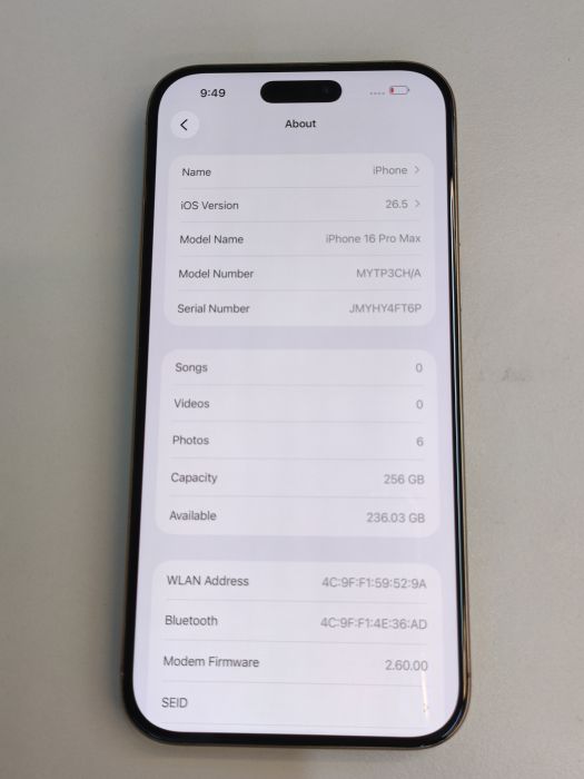 Apple iPhone 16 Pro Max