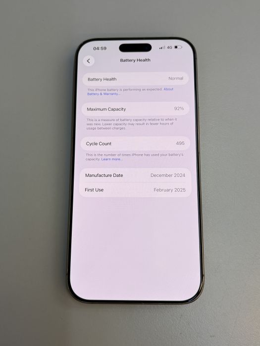 iPhone 16 Pro Max · 8/9