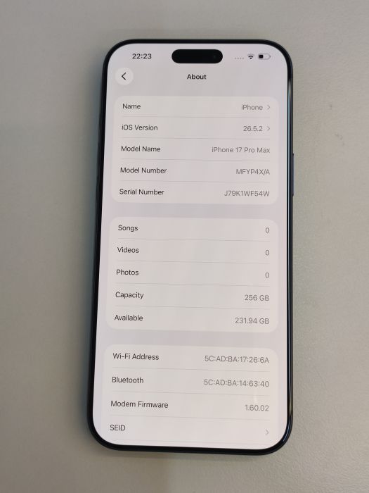 iPhone 17 Pro Max