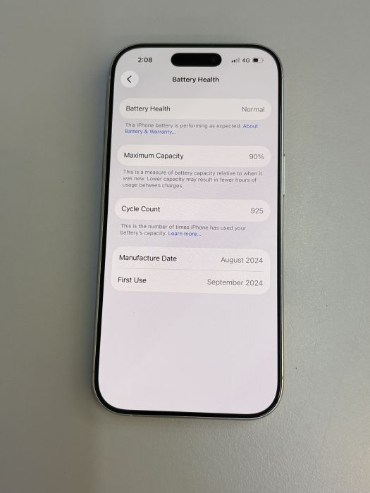 iPhone 16 Pro · 8/9