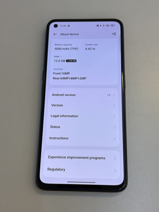 Realme GT Neo 2 · 7/8