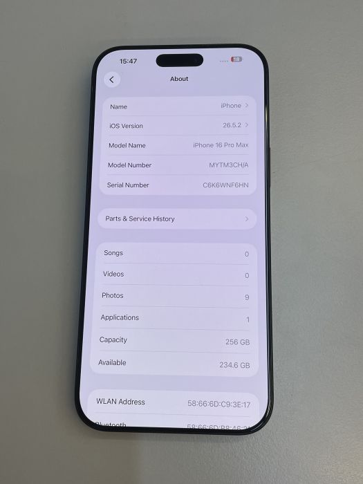 iPhone 16 Pro Max · 7/10