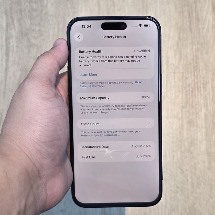 iPhone 15 Pro Max · 6/9