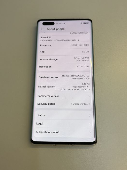 Huawei Mate 40 Pro · 7/7