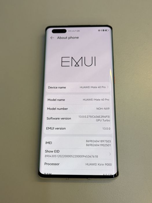 Huawei Mate 40 Pro · 6/7