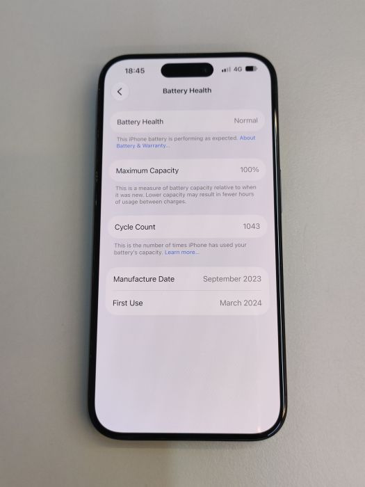 iPhone 15 Pro · 8/9