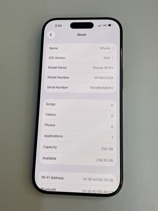iPhone 16 Pro · 7/9
