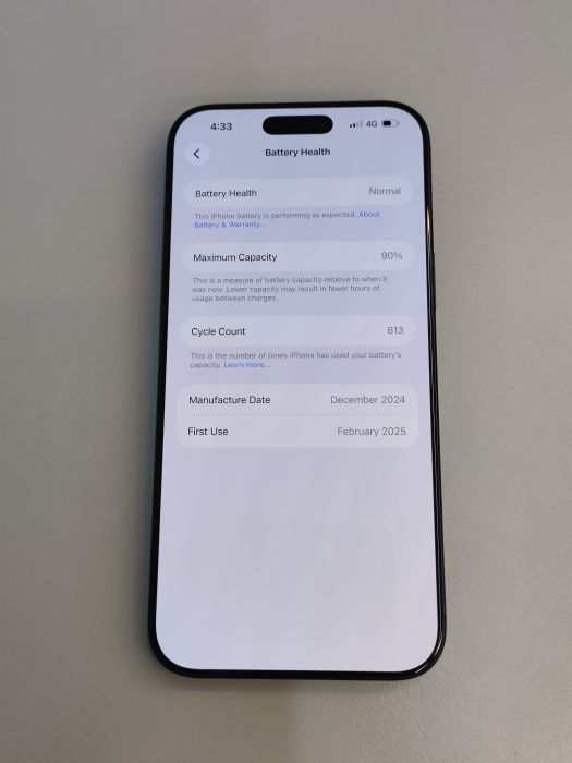 iPhone 16 Pro Max · 8/9