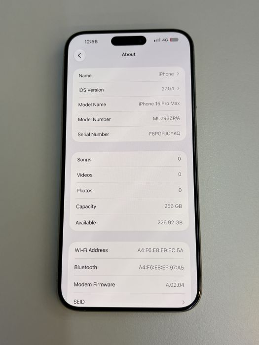 iPhone 15 Pro Max · 7/9