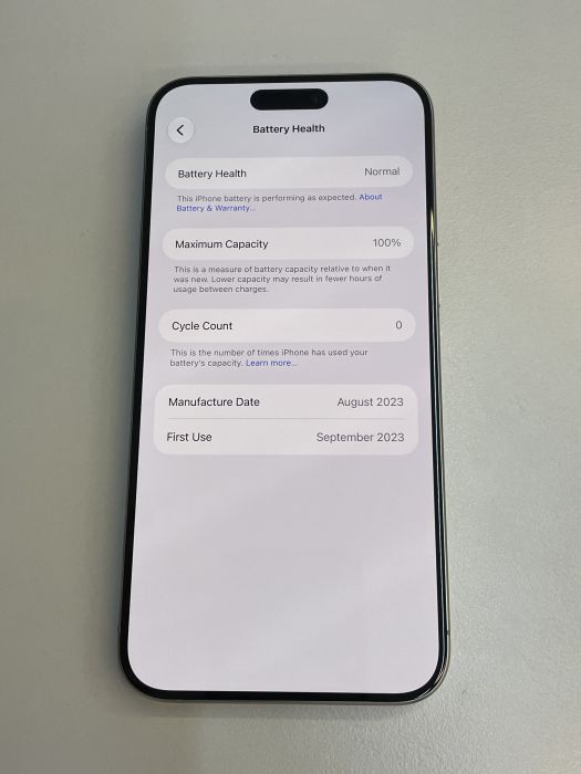 iPhone 15 Pro Max · 8/9