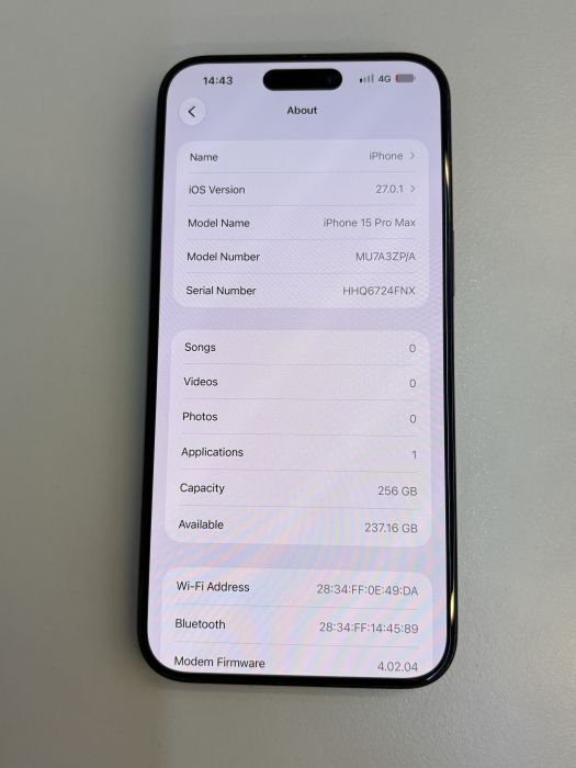 iPhone 15 Pro Max · 7/9