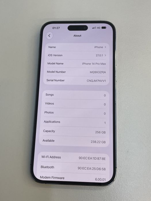 iPhone 14 Pro Max · 8/9