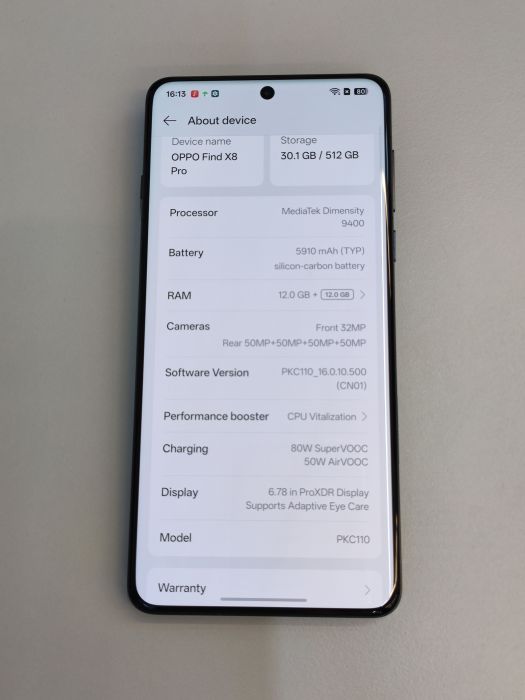 OPPO Find X8 Pro · 7/7