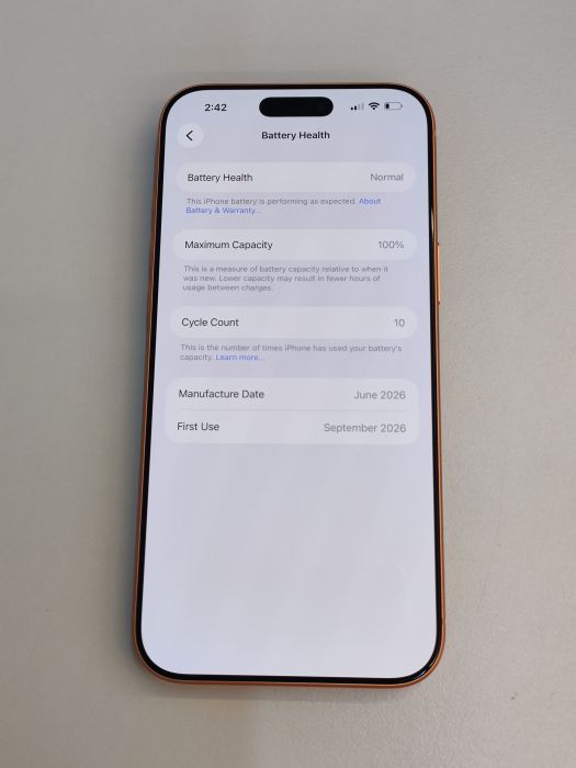 iPhone 17 Pro Max · 8/9