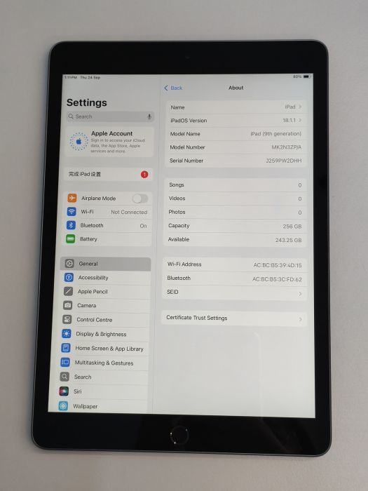 iPad (9th Gen 2021) · 7/7