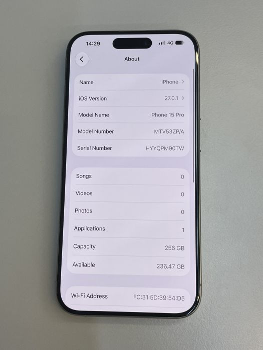 iPhone 15 Pro · 7/9