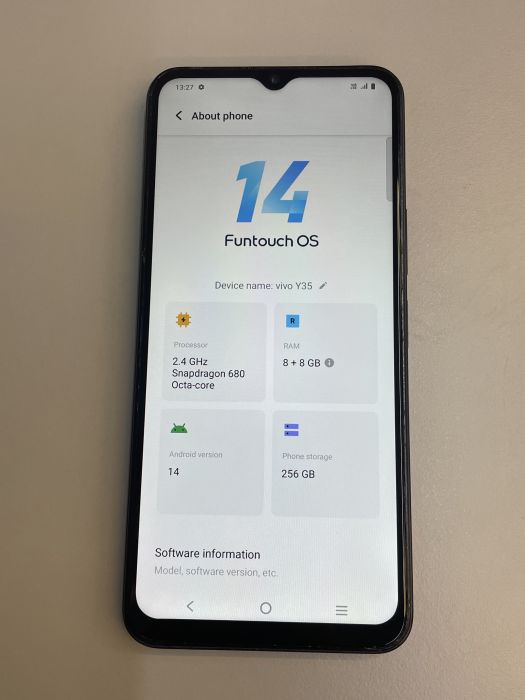 Vivo Y35 · 6/7