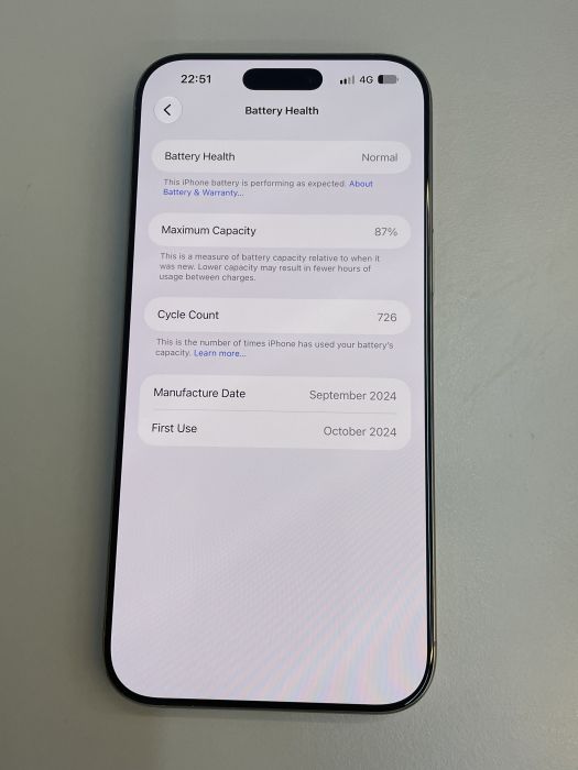 iPhone 16 Pro Max · 7/9