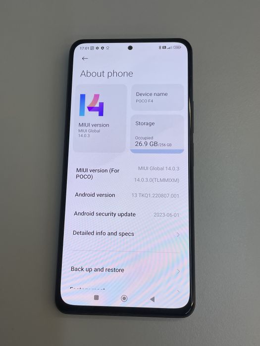 POCO F4 · 6/7