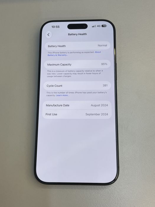 iPhone 16 Pro Max · 8/9