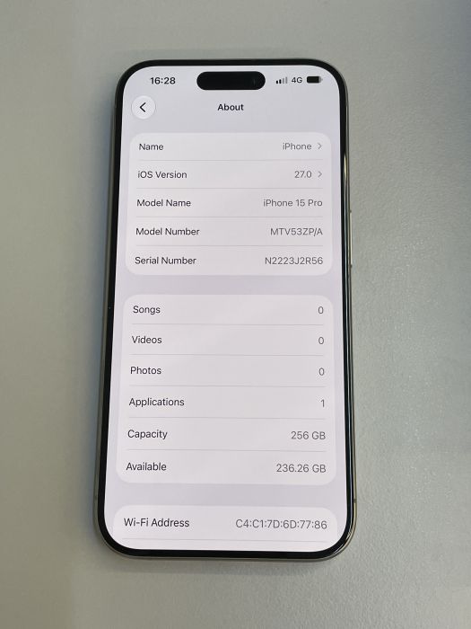 iPhone 15 Pro · 7/9