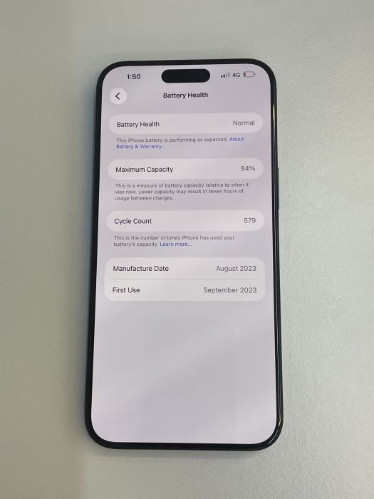 iPhone 15 Pro Max · 8/9
