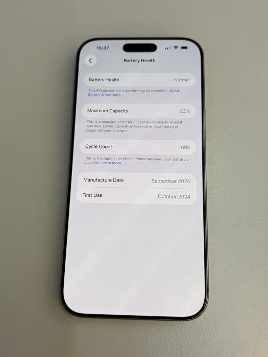 iPhone 16 Pro Max · 8/9
