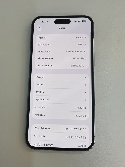 iPhone 14 Pro Max · 8/9