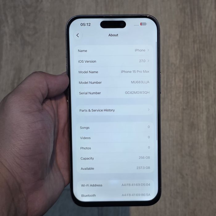 iPhone 15 Pro Max · 7/9