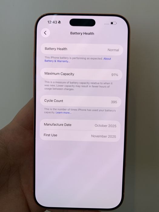 iPhone 17 Pro Max · 7/8