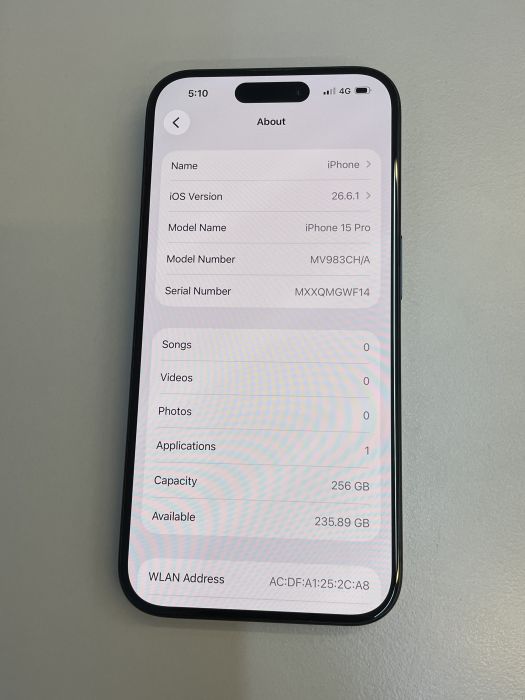 iPhone 15 Pro · 8/9