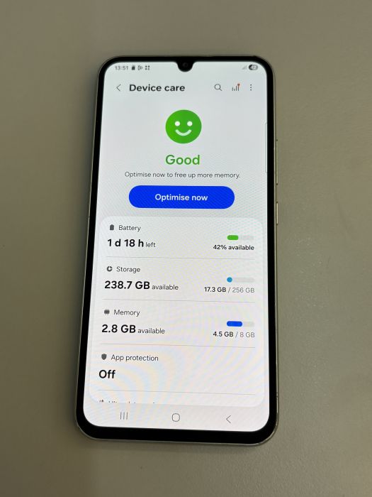 Samsung Galaxy A34 5G · 6/7