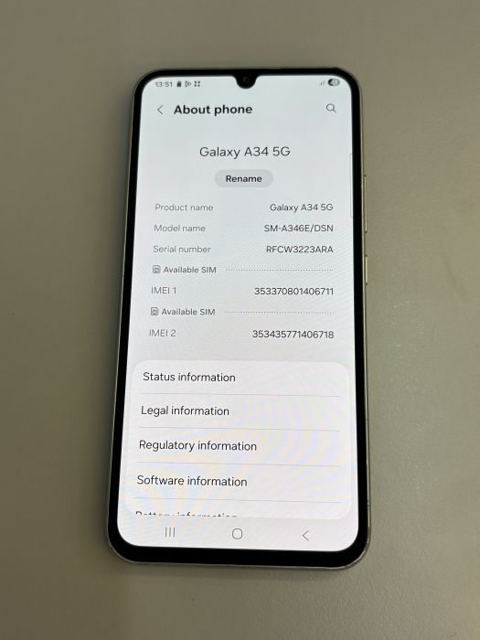 Samsung Galaxy A34 5G · 7/7