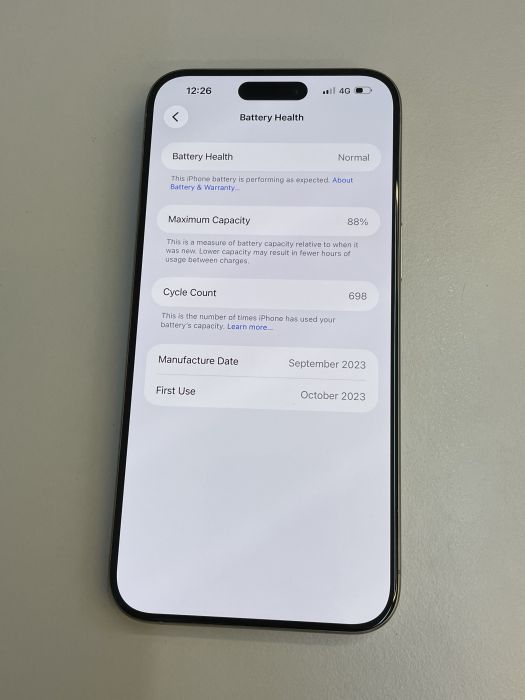 iPhone 15 Pro Max · 8/9