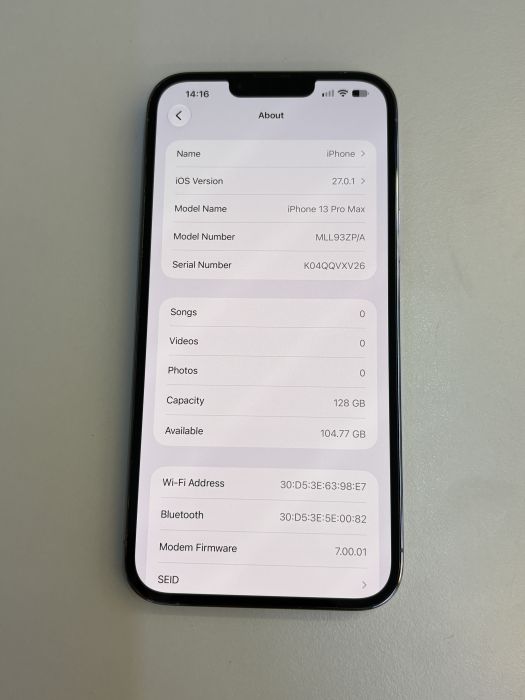 iPhone 13 Pro Max · 7/9