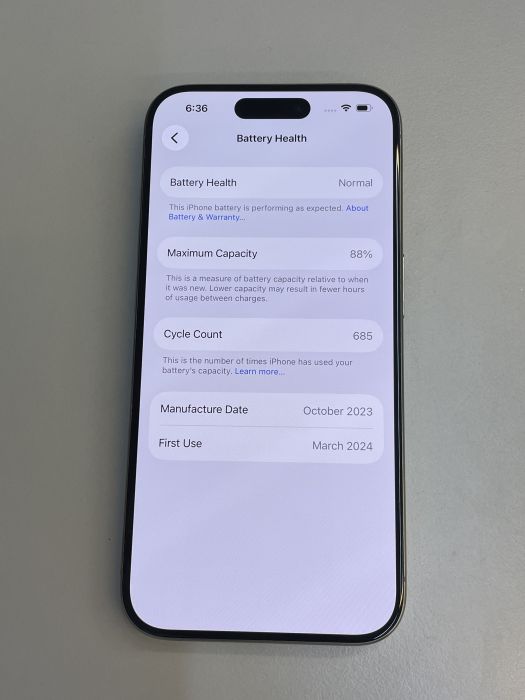 iPhone 15 Pro · 7/9