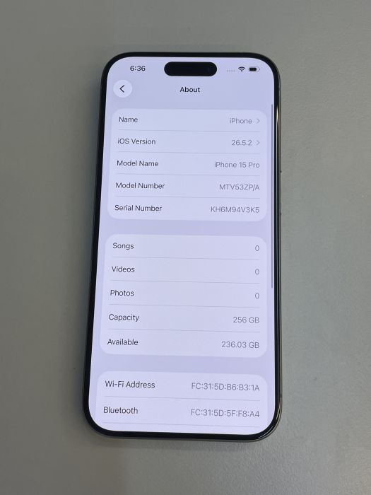 iPhone 15 Pro · 8/9