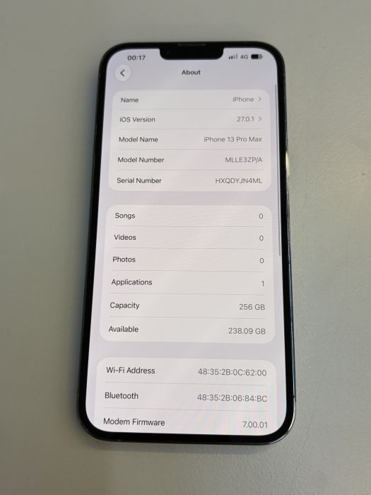 iPhone 13 Pro Max · 8/9