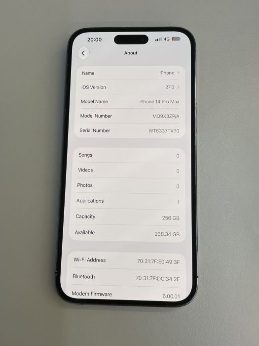 iPhone 14 Pro Max · 7/9
