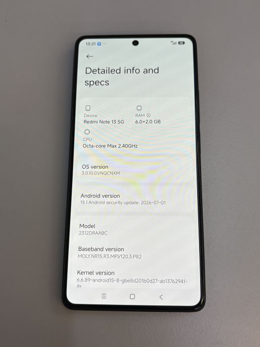 Redmi Note 13 5G · 7/7