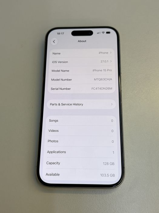 iPhone 15 Pro · 7/10