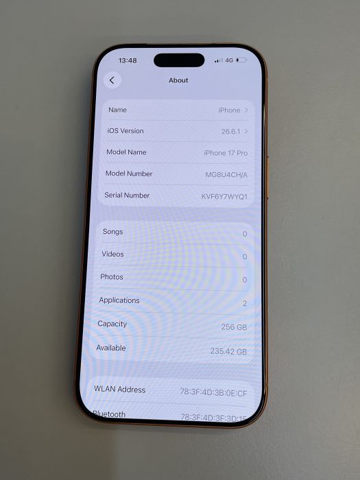 iPhone 17 Pro · 7/9