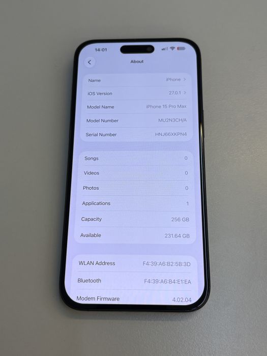 iPhone 15 Pro Max · 7/9