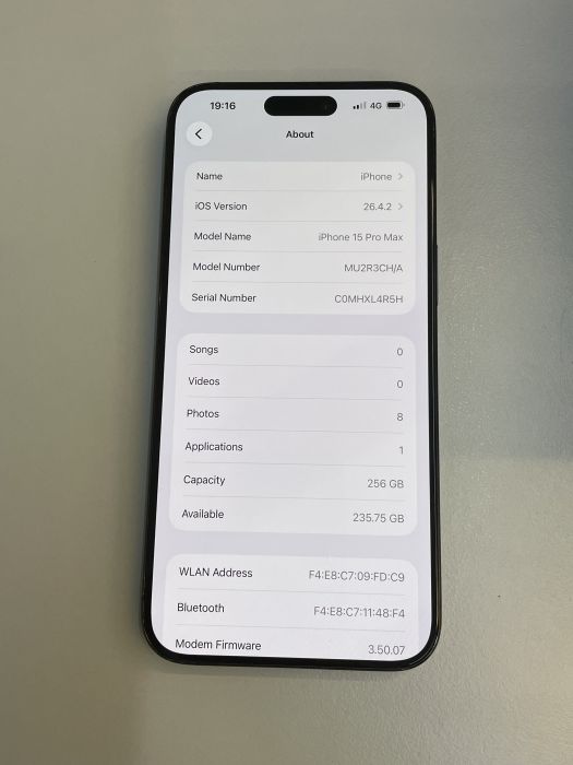 iPhone 15 Pro Max · 7/9