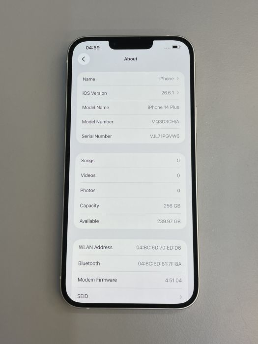 iPhone 14 Plus · 7/9
