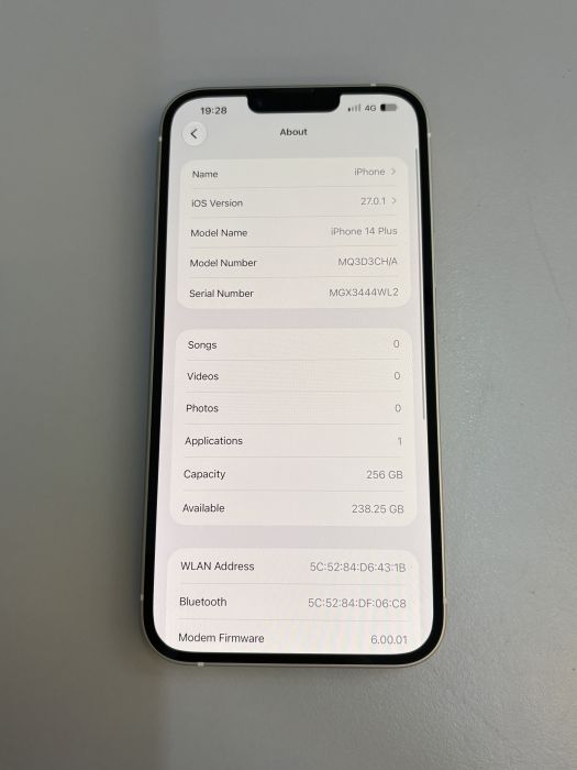 iPhone 14 Plus · 8/9