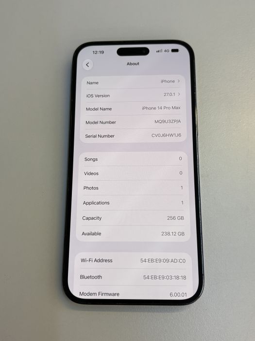 iPhone 14 Pro Max · 8/9