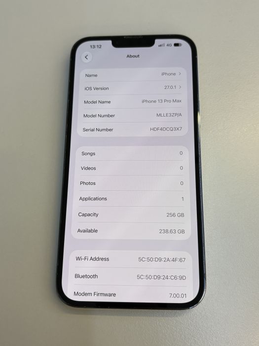 iPhone 13 Pro Max · 7/9