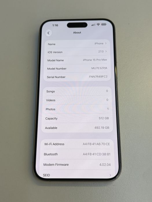 iPhone 15 Pro Max · 6/9